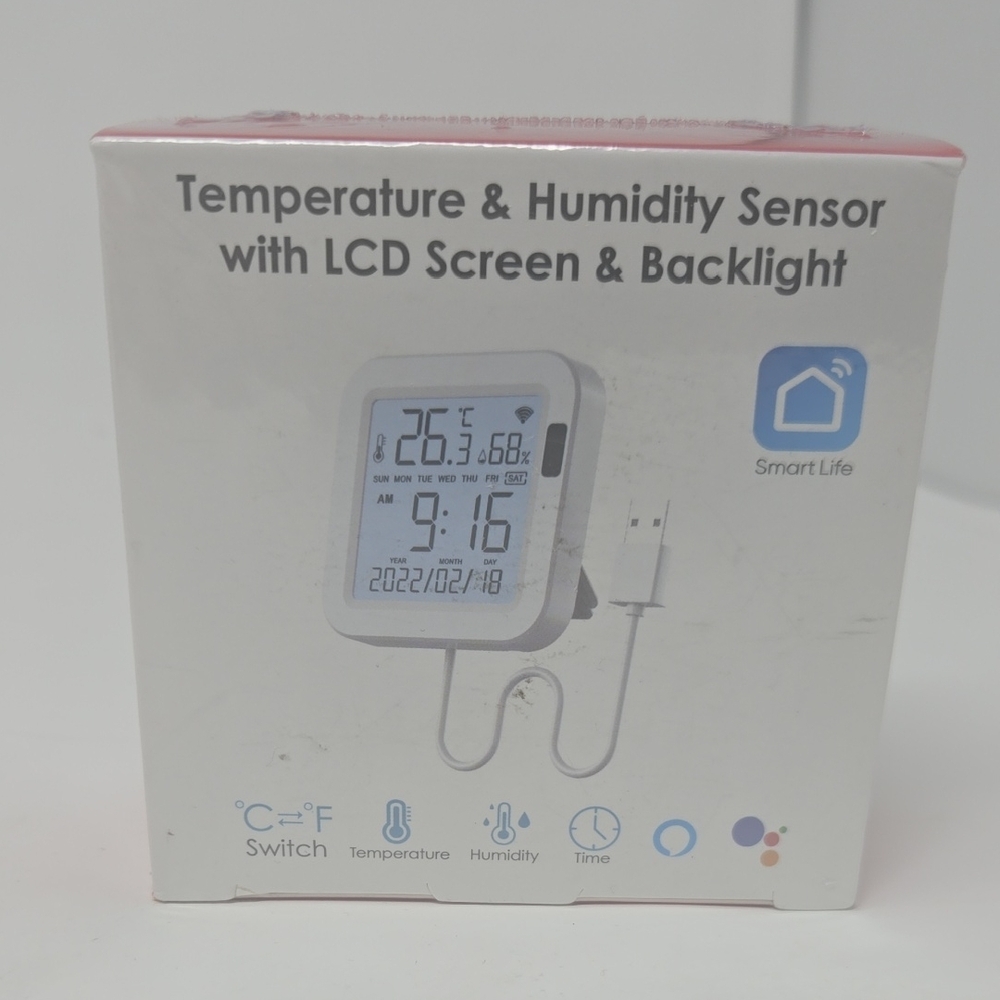 Temperature & Humidity Sensor with LCD Screen